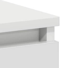 fehér szerelt fa íróasztal 90 x 45 x 76 cm