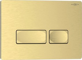 Mexen Tex 04 öblítő gomb, kefélt arany - 6104-11