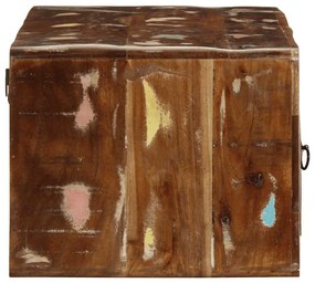 tömör újrahasznosított falra szerelhető TV-szekrény 100x32x25cm