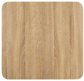 Világosbarna MDF bisztróasztal 50 x 50 cm