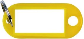 Kulcscímke, 50x20 cm, 10 db, OFFICE PRODUCTS, sárga (D1521206)