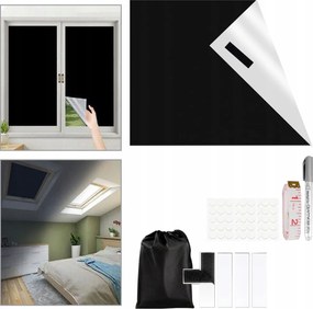 Sötétítő Roló Ablakfólia +tépőzáras 200X148CM +sötétítő Táska