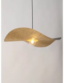 Csillár zsinóron KAPELLO 1xE27/60W/230V átm. 76 cm fekete/arany