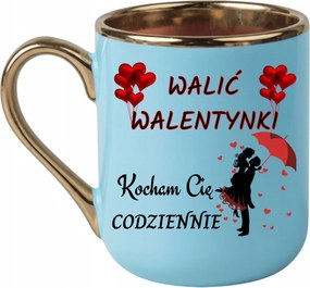 Bögre Verd meg Valentin-nap, Szeretlek minden nap nevek 330 Világos Kék