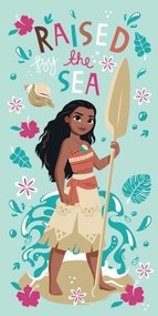 Disney Vaiana Raised Sea fürdőlepedő, strand törölköző 70x140cm (Fast Dry)