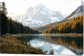 Vászonkép 120x80cm Vászonkép Hálószoba Nappaliba Panoráma Erdő 2