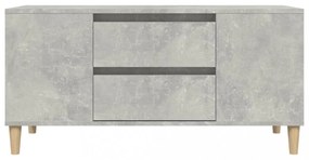 betonszürke szerelt fa TV-szekrény 102 x 44,5 x 50 cm