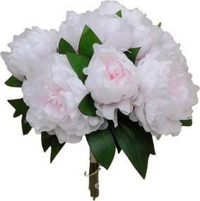 Művirág kompozíció Bazsarózsa csokor 12 db-os köteg asztali dekoráció