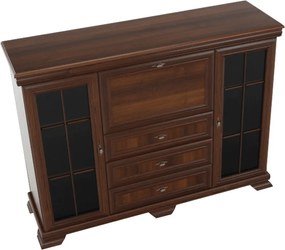 vitrines szekrény billenőajtós bárszekrénnyel, samoa king, KORA KK6