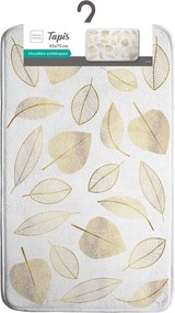 Fehér textil fürdőszobai kilépő 45x75 cm Joya – douceur d'intérieur