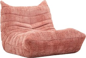 Rózsaszín buklé babzsákfotel Mask – Mauro Ferretti