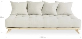 Senza Natural Clear/Grey kanapé - Karup Design