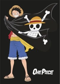 One Piece Skull polár takaró 100% mikroszálas- 100x140cm