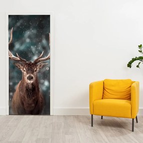 Fotótapéta ajtóra - Egy szarvas fensége (95x205cm)