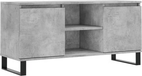 vidaXL betonszürke szerelt fa TV-szekrény 104x35x50 cm