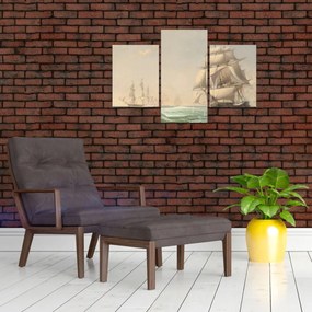 Kép - Fitz Henry Lane, The United States Frigate President Engaging the British Squadron, reprodukciók (90x60 cm)