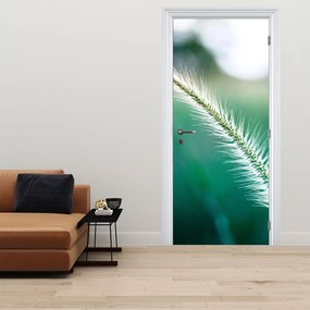 Fotótapéta ajtóra - Fűszál (95x205cm)