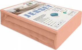 Jersey gumis lepedő, rózsaszín 200x200 cm