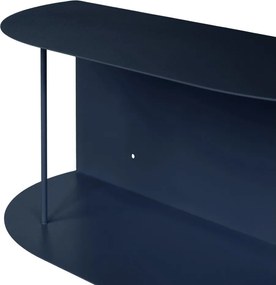 Sötétkék többszintes fém fali polc 60 cm Lina – noo.ma