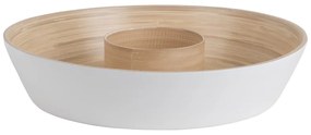 Fehér bambusz szervírozó tál ø 30 cm Puro – PT LIVING