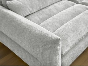 Világosszürke zsenília kanapé 276 cm Neil – Bobochic Paris