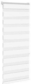 zebrafüggönnyel fehér szövetszélesség 50,9 cm poliészter