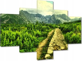 Vászonkép 100x70 Napsütéses nap a Tátrában