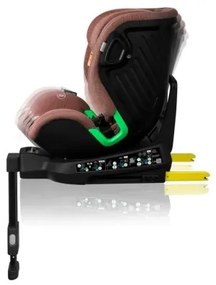 Lionelo HARMONY i-Size 40-150 cm forgatható autósülés alapzattal, téglavörös