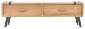 tömör fenyő TV-szekrény 120 x 33 x 35 cm