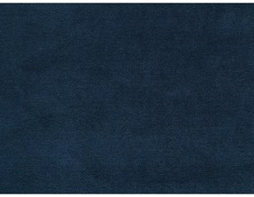 Sötétkék bársony kinyitható sarokkanapé (jobb oldali) Sweet Harmony – Miuform