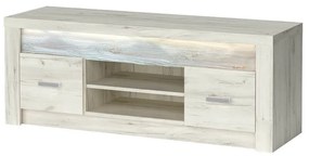 TV asztal/szekrény Indie 09 (LED világítással) (fehér craft) . 1057777