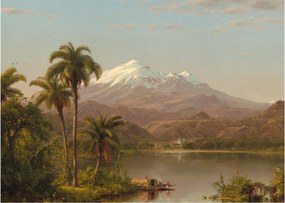 Kép - Frederic Edwin Church, Tamaca Palms, reprodukciók (70x50 cm)