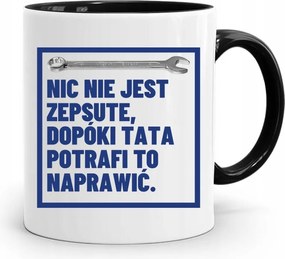 Fekete Bögre Apák Napjára Semmi Sem Romlott El fényképes nyomtatással