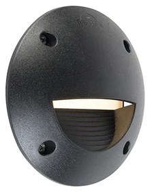 Modern kültéri fali spot fekete LED-del IP65 - Leti