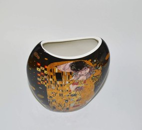 Klimt porcelán váza 19 cm A Csók