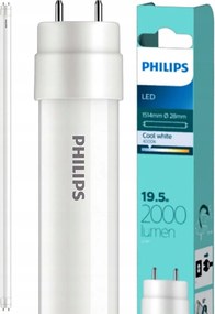 Led fénycső T8 Tuba 150cm G13 19,5W 2000lm 4000K Semleges Philips