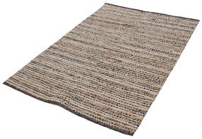 Vastag gyapjú szőnyeg Rustic 132x189 kézi és gépi szövésű gyapjú szőnyeg