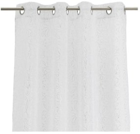 Fehér-ezüstszínű fényáteresztő függöny 140x260 cm Pucka – Casa Selección