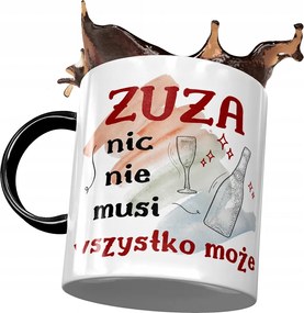 Fekete bögre Zsuzsa Barátnőinek Ajándék Nyomtatott Fotóval