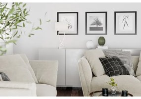 ByRydens 2820430-5000 - Asztali lámpa OMEGA 1xE27/5W/230V fehér/fényezett króm