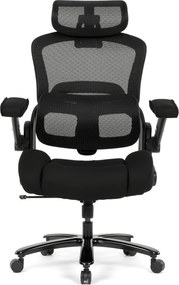 KA-N1313 fekete szövet irodai szék hinta mechanizmussal