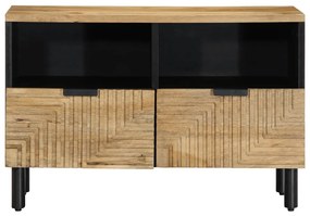 barna tömör mangófa TV-szekrény 70x33x46 cm