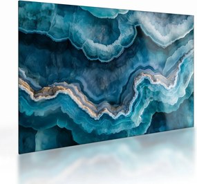 Üveg kép - Akvamarin részlet (70x50 cm)