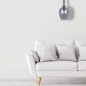 Csillár zsinóron TANGO 1xE14/40W/230V fekete