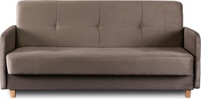 Zestaw 2x Sofa Rozkładana CUBA Beżowa