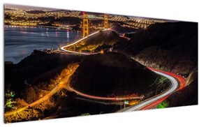 Kép - Golden Gate Bridge (120x50 cm)