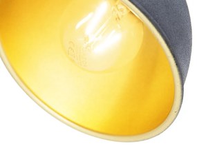 Ipari fali lámpa betonból rézzel állítható - Liko