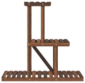 tömör fenyőfa virágtartó állvány 81 x 25 x 75,5 cm
