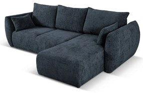 Sötétkék sarokkanapé (jobb oldali) Matera – Cosmopolitan Design