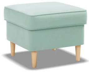 Uszak lábtartó, bársony, kék